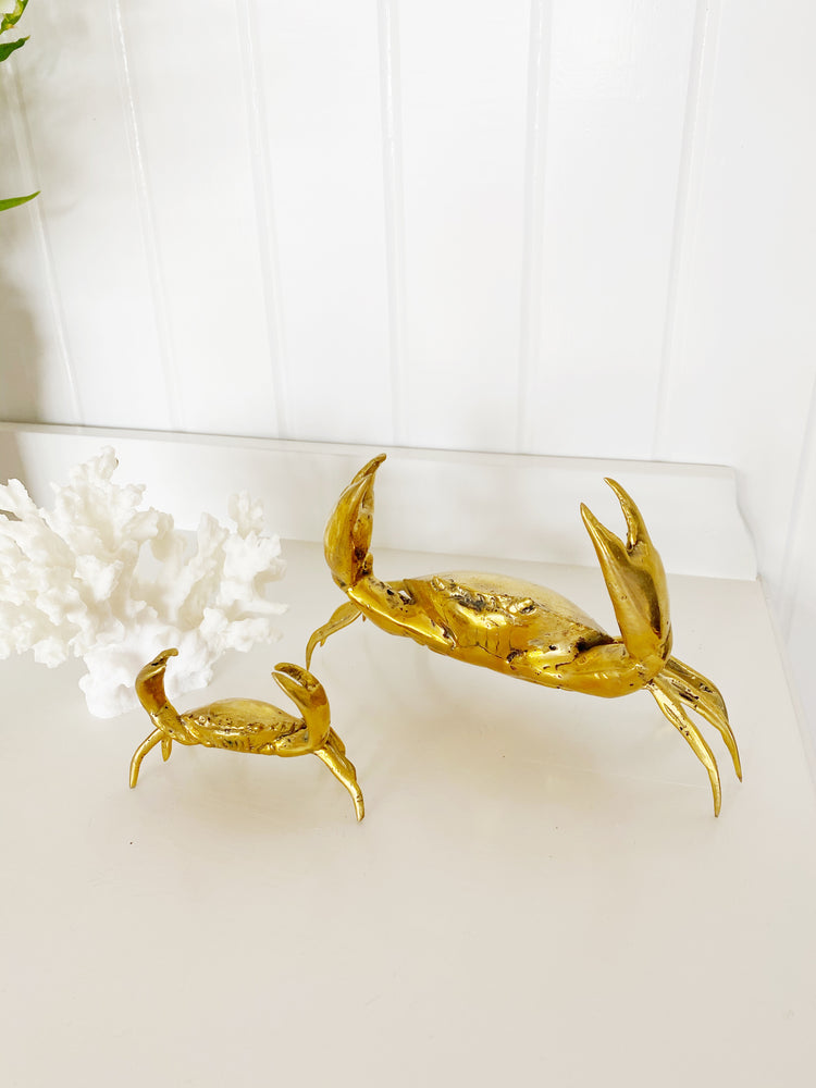 
                
                    Load image into Gallery viewer, SALE LULU LUXE COASTAL- BRASS CRABS
                
            